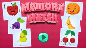 Fruit memory match game